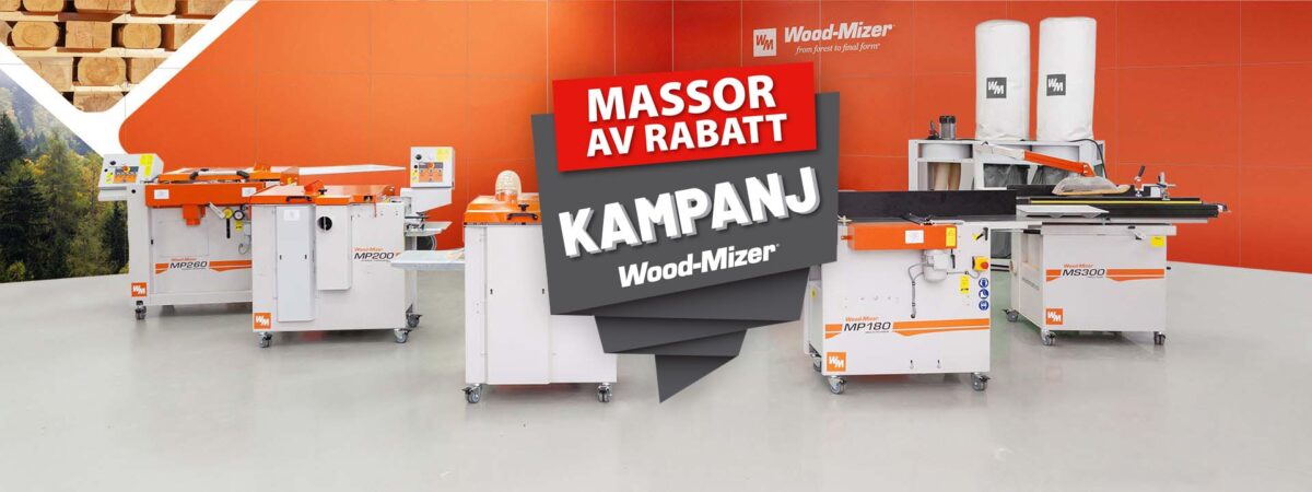 Wood Mizer kampanj hyvlar Bamseprodukter Banner 2024 ver2